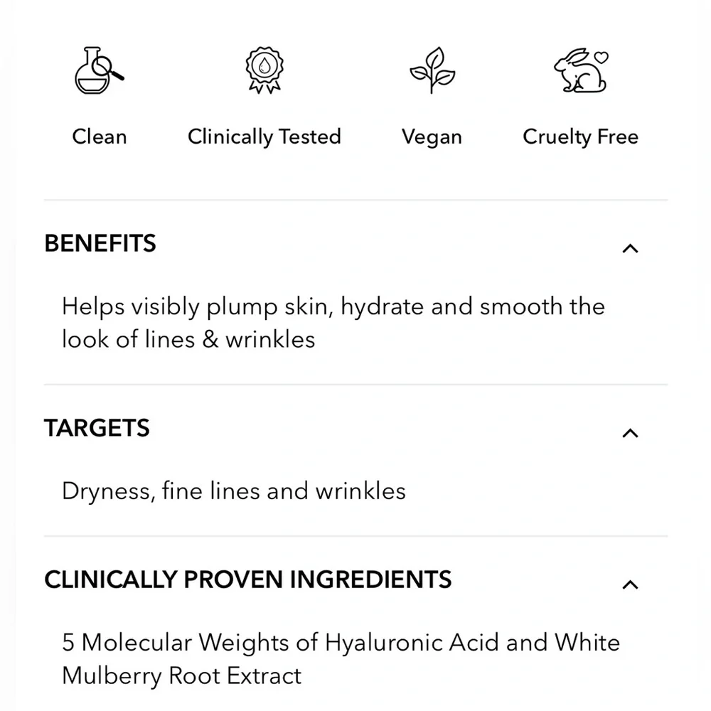 BeautyBio - Plumping Booster | Hyaluronic Acid Line-Filling & Plumping Treatment